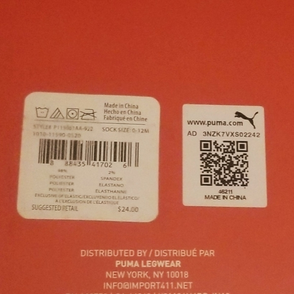 SOLD‼Puma 4 pair infant Booties size 0-12m - Picture 4 of 6